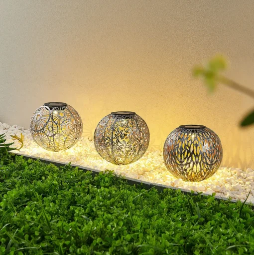 Lindby Vilani LED lamp op zonne-energie 3 per set