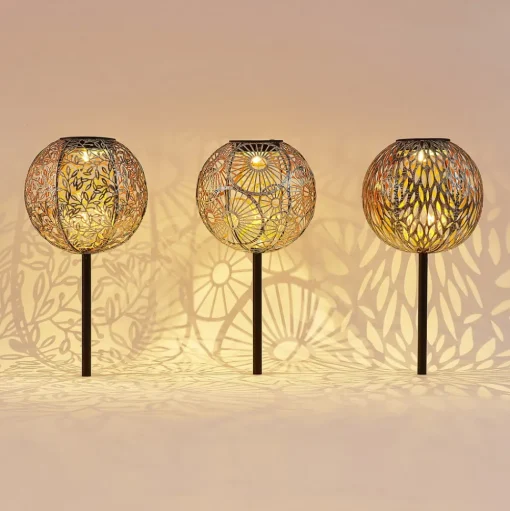 Lindby Vilani LED lamp op zonne-energie 3 per set