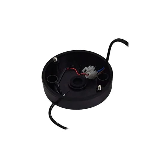Lindby Virane LED wandlamp op zonne-energie, zwart, aluminium