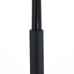 Lindby vloerlamp Torvy, zwart/wit, metaal, 165 cm, E14