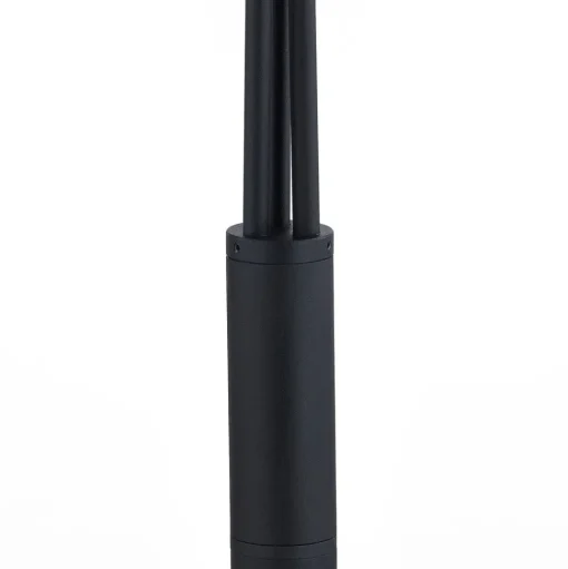 Lindby vloerlamp Torvy, zwart/wit, metaal, 165 cm, E14