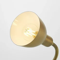 Lindby wandlamp Amrei, brons antiek, 42 cm, stekker, dimbaar