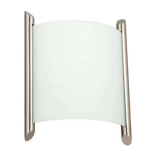 Lindby wandlamp Filippa, 20 cm, nikkel, glas, E27