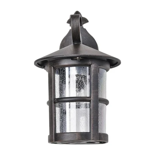 Lindby wandlamp Florentine, 35 cm, roestkleurig, aluminium, IP44