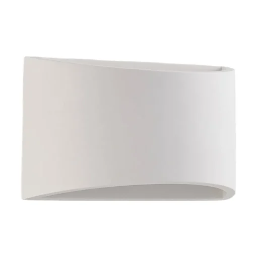 Lindby wandlamp Heiko, set van 3, up/down, gips, wit