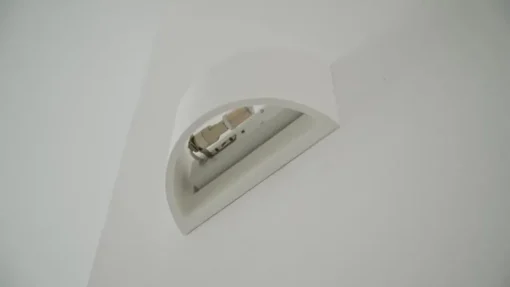 Lindby wandlamp Heiko, up/down, gips, wit, hoogte 12 cm