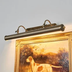 Lindby wandlamp Joely, 73cm, messing, metaal, E14