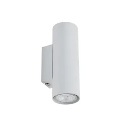 Lindby wandlamp Joffrey, 18 cm, wit, omhoog/omlaag, GU10