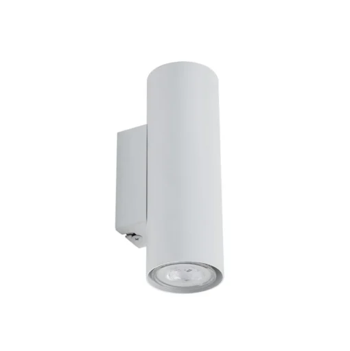 Lindby wandlamp Joffrey, 18 cm, wit, omhoog/omlaag, GU10