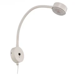 Lindby wandlamp Jyla, wit, 2.700 K, GX53, flexibele arm