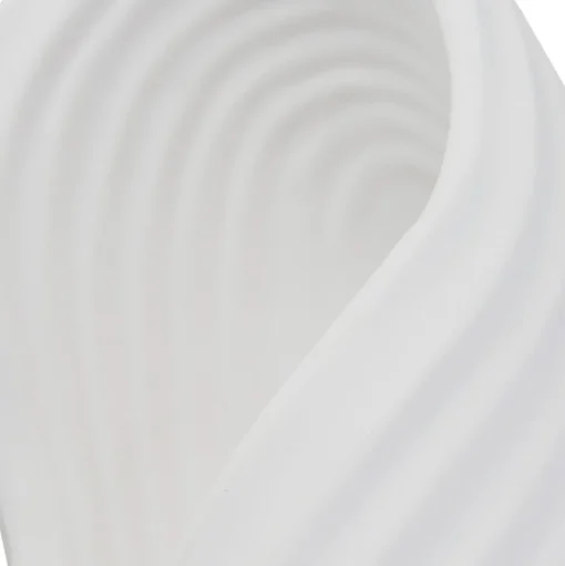 Lindby wandlamp Ornela, wit, gips, hoogte 29,5 cm