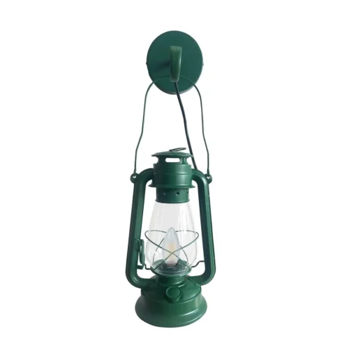Lindby wandlamp Raisa, groen, metaal, lantaarn, E14