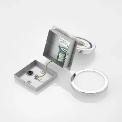 Lindby wandlamp Skrolla, 1-lamp, 11 cm hoog, CCT, IP44