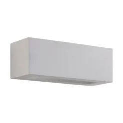 Lindby wandlamp Tjada, 22 cm, wit, gips, G9, overschilderbaar, 3 stuks