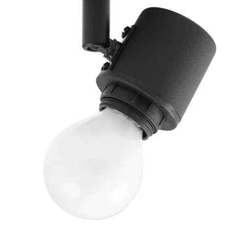 Lindby wandlamp Vasilia, Ø 12 cm, zwart/goud, stof