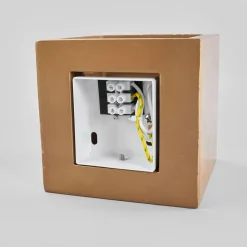 Lindby wandlamp Yade, 11 cm, goudkleurig, gips, G9