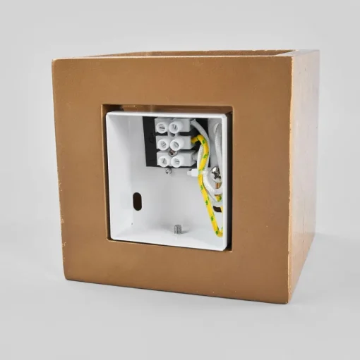 Lindby wandlamp Yade, 11 cm, goudkleurig, gips, G9