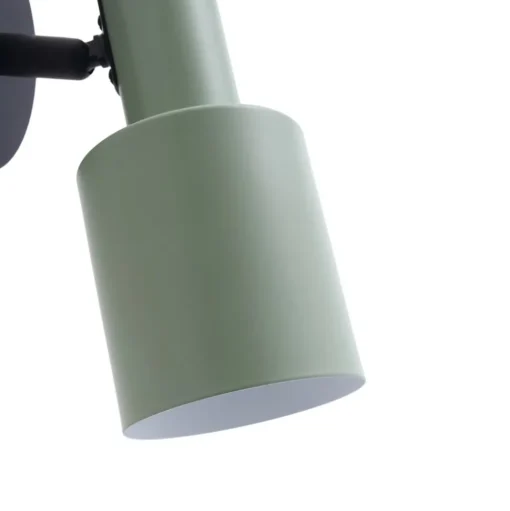 Lindby wandspot Ovelia, groen/zwart, metaal, E27
