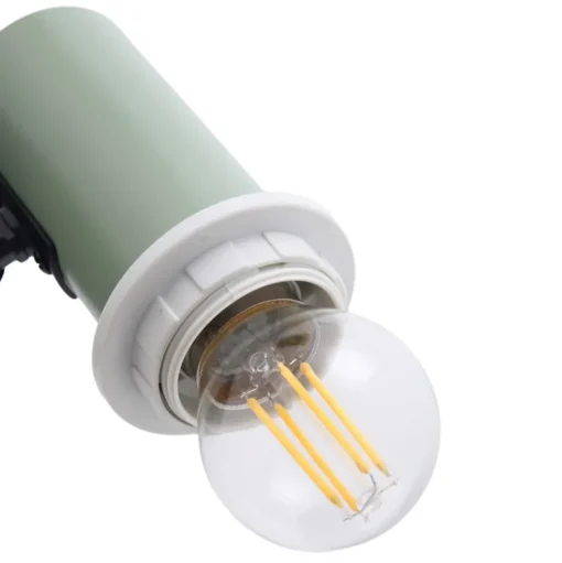 Lindby wandspot Ovelia, groen/zwart, metaal, E27