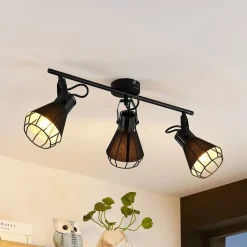 Lindby Yusei spot, 3-lamps, langwerpig
