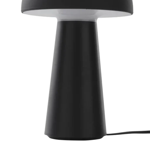 Lindby Zyre LED oplaadbare tafellamp, zwart, IP44, touchdimmer