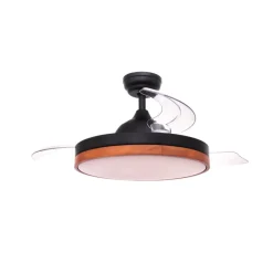 Lindy plafondventilator Oras, zwart, DC, stil, 107 cm