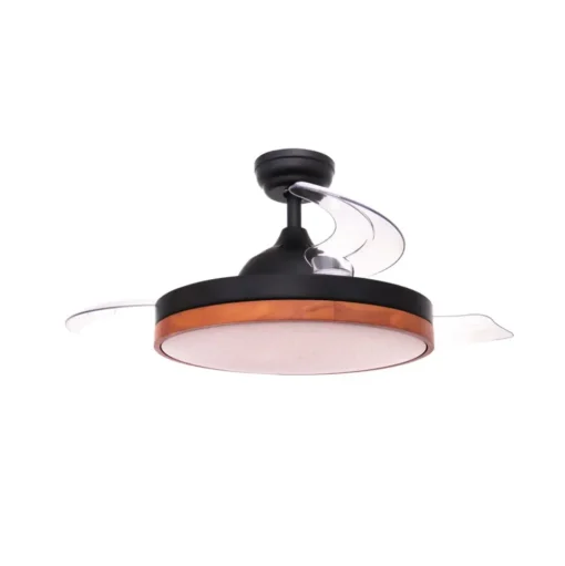 Lindy plafondventilator Oras, zwart, DC, stil, 107 cm