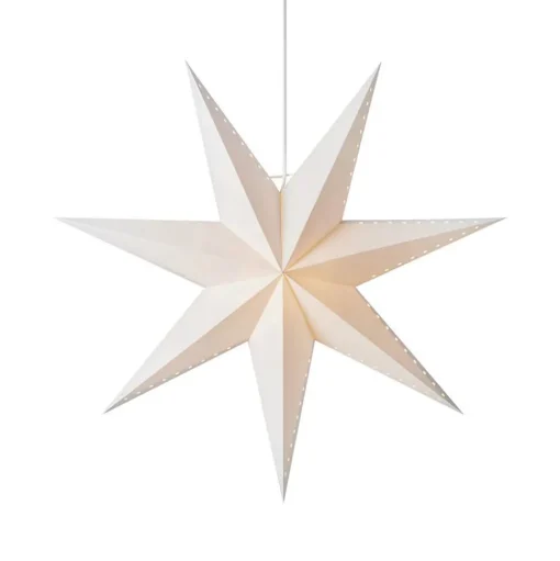 Lively decoratieve ster, hangend, wit, Ø 60 cm