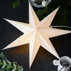 Lively decoratieve ster, hangend, wit, Ø 60 cm
