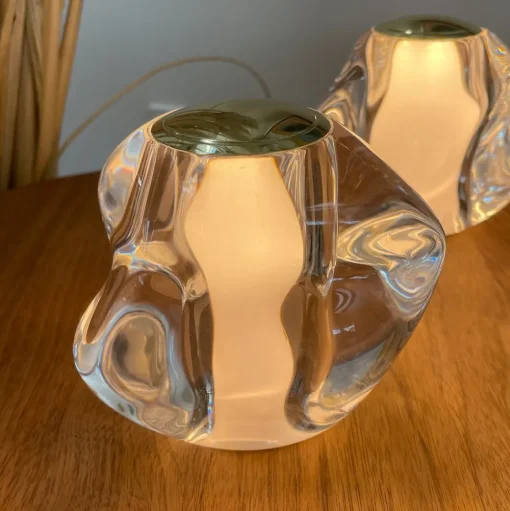 LOOM DESIGN LED tafellamp Ice Ball goudkleurig Ø 10,5cm