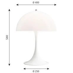 Louis Poulsen Panthella Mini tafellamp wit