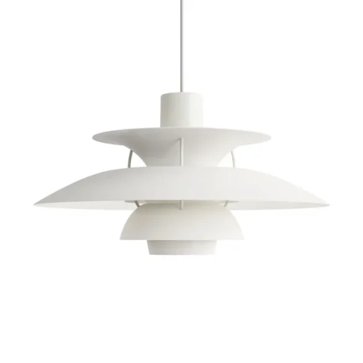 Louis Poulsen PH 5 hanglamp monochroom wit