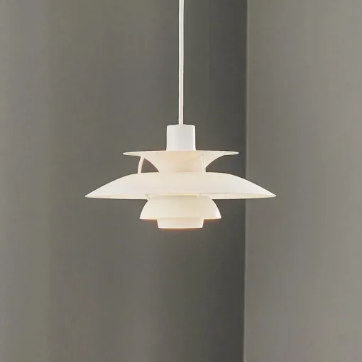 Louis Poulsen PH 5 Mini hanglamp monochroom wit