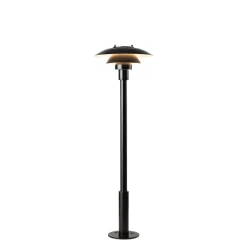 Louis Poulsen tuinpadverlichting 3-2 1/2, zwart, 91 cm roestvrij staal