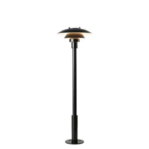 Louis Poulsen tuinpadverlichting 3-2 1/2, zwart, 91 cm roestvrij staal