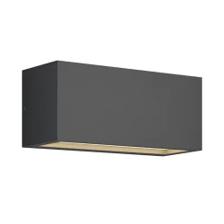 Lucande Bente buitenwandlamp, antraciet, aluminium, 11 cm