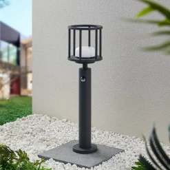 Lucande Berenike tuinpadverlichting, 60 cm, bewegingsmelder, GX53