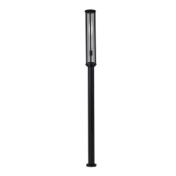 Lucande buitenlamp Alivaro, zwart, 220 cm, E27, IP65