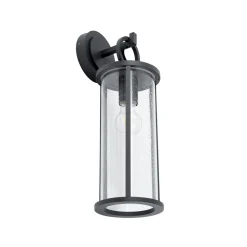 Lucande buitenwandlamp Emmeline, bubbels, aluminium, hoogte 45cm
