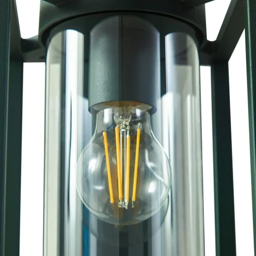 Lucande buitenwandlamp Ferda, pendel, groen, IP44