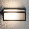 Lucande buitenwandlamp Tame, antraciet, metaal, 25 cm