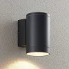 Lucande buitenwandlamp Thomke, 1-lamp, antraciet aluminium