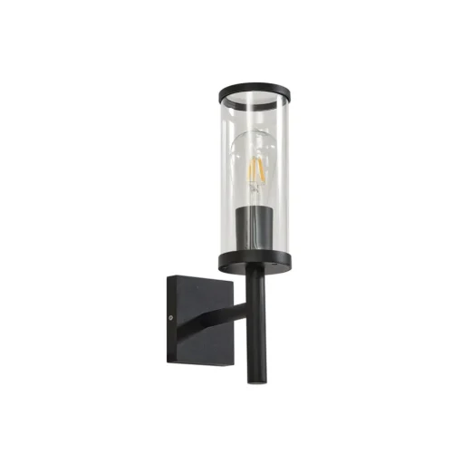 Lucande buitenwandlamp Zanta, hoogte 39 cm, IP54, zwart