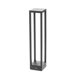 Lucande Carlota LED tuinpadverlichting, antraciet, 65 cm, metaal