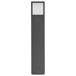 Lucande Dewari tuinpadverlichting, E27, 65 cm, donkergrijs, IP54