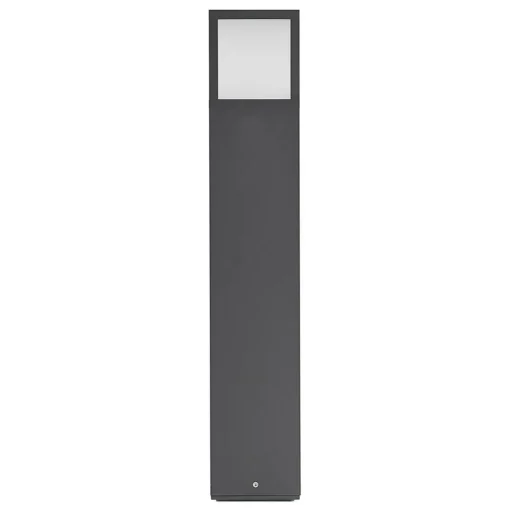 Lucande Dewari tuinpadverlichting, E27, 65 cm, donkergrijs, IP54