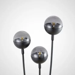 Lucande Dustian vloerlamp, 3-lamps