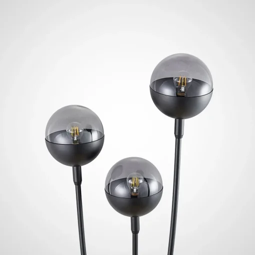Lucande Dustian vloerlamp, 3-lamps