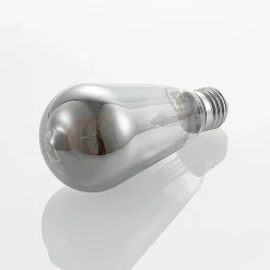 Lucande E27-lamp ST64 4W 918 dimbaar titaan per 2