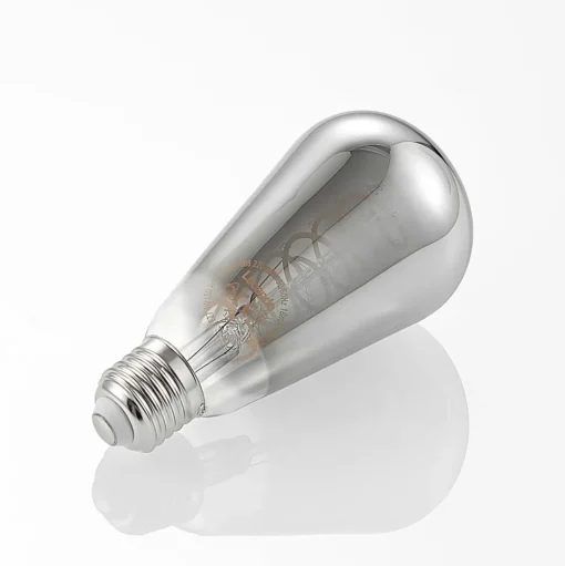 Lucande E27-lamp ST64 4W 918 dimbaar titaan per 2